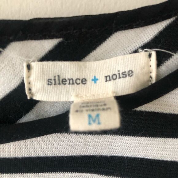 SILENCE & Noise Ponte Knit Stripe Dress - Picture 6 of 7